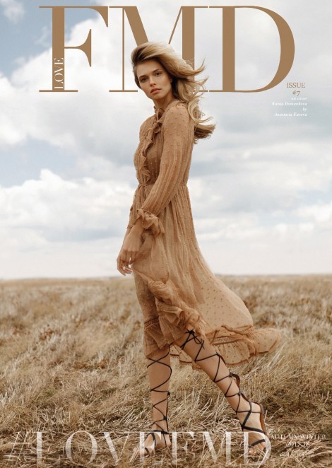 Katsia Domankova on the cover of Love FMD Magazine FW Issue 17