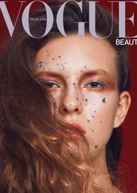 Kristina Markiyanovich on the cover of Vogue Beauty Thailand