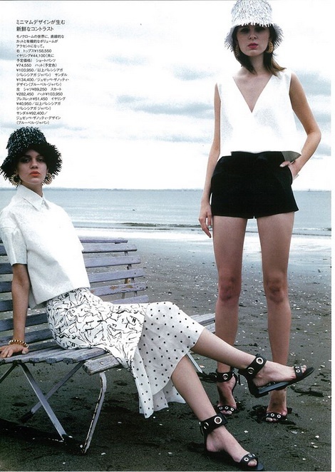 Катя Косушкина для журнала Elle Japan / январь 2014