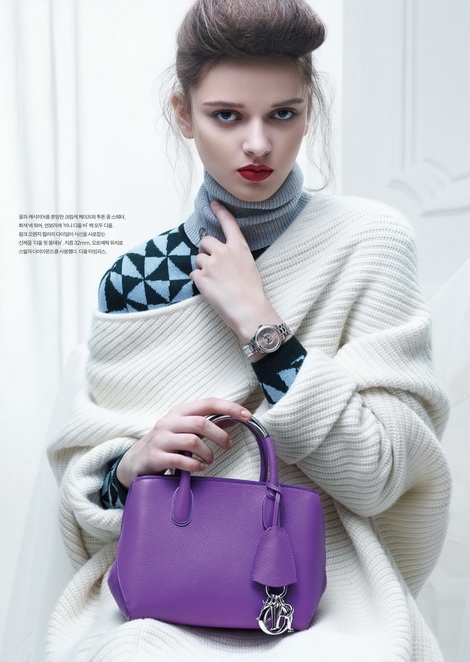 Оля Шидловская на страницах журнала Luxury (Сеул)