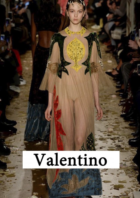 Саша Пугачёва на показе Valentino / Spring 2016 Couture (Paris)