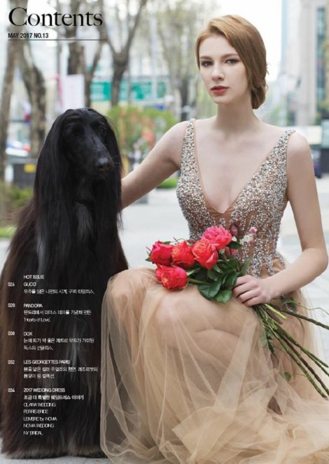 Валерия Шатилова в съёмке от Young Heouk Jung