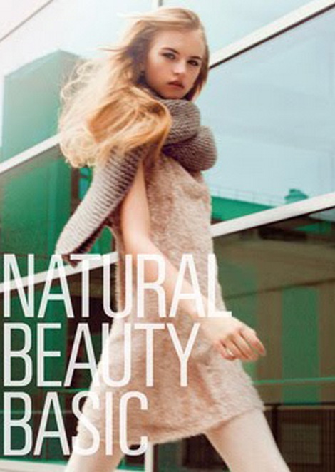 Anabela Belikova for Natural Beauty Basic Campaign