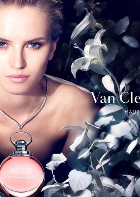 Anabea Belikova for Van Cleef & Arpels Reve Fragrance 2013
