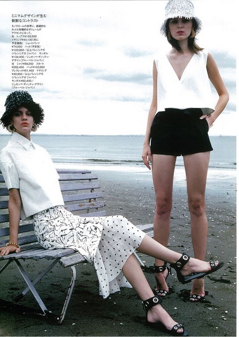 Kate Kosushkina for Elle Japan / january 2014