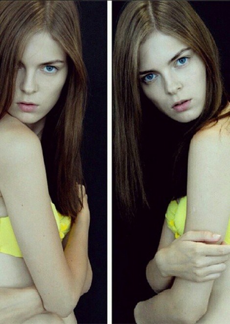 Kate Kosushkina polaroids by WOMEN MANAGEMENT Milano