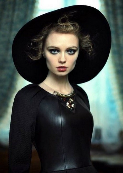 Kate Penkovskaya for Alena Goretskaya autumn - winter 2014/15 Lookbook