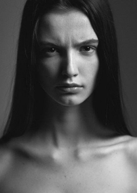 Kristina Trofimuk model test from Milan