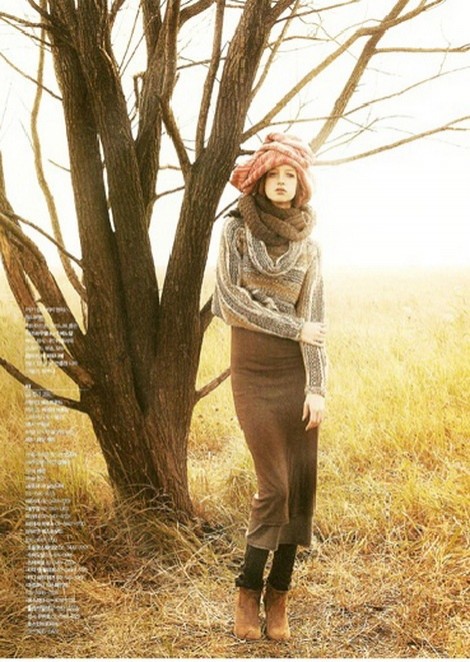 Lera Loginova on the cover of The Traveller Magazine / November 2011, Seoul