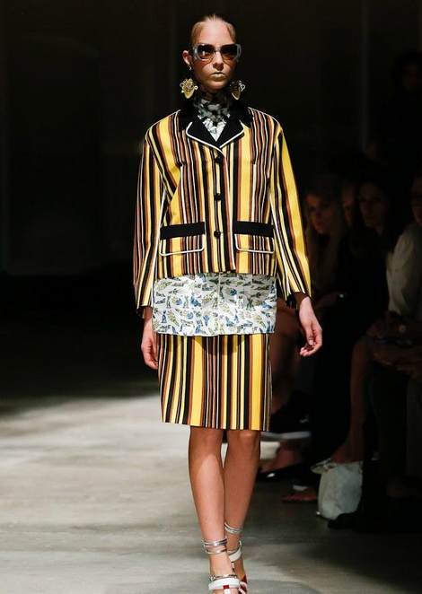 Congratulations to our Masha Tsarykevich with her EXCLUSIVE for PRADA S/S 2016 (Milan)