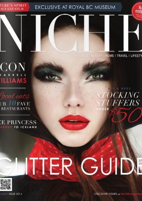 Nadya Kurgan on the cover of NICHE Magazine