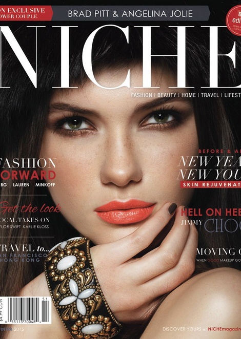Nadya Kurgan on the cover of NICHE Magazine