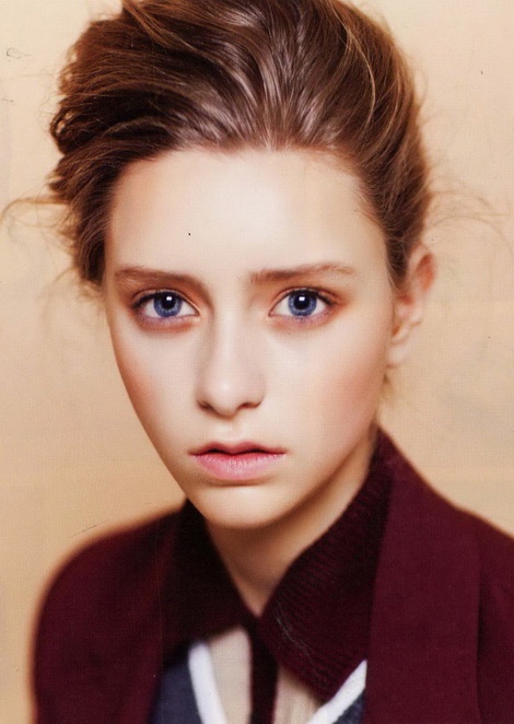 Nastya Sutupova on the cover of Elle Girl Korea