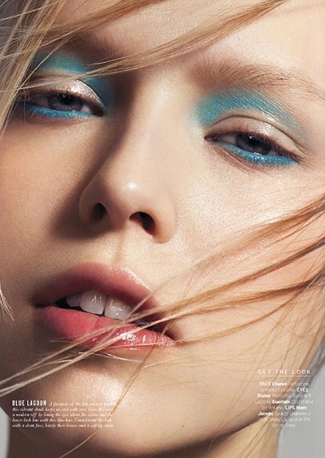 Natasha Remarchuk for ELLE Singapore in the shooting “True Colours”
