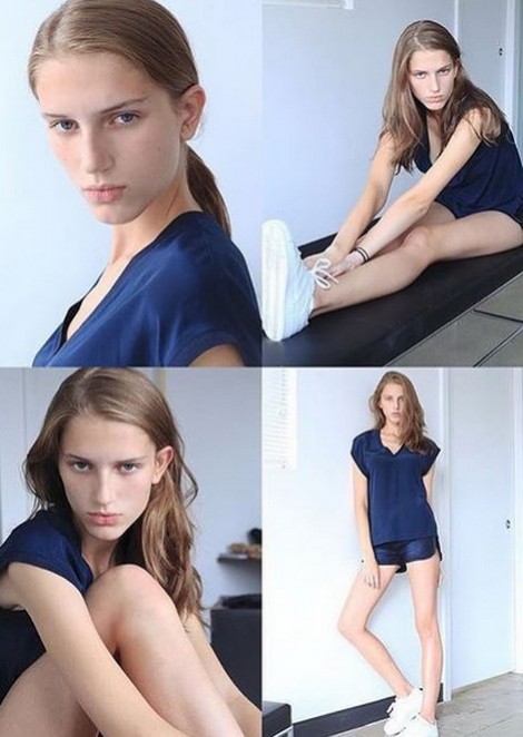 Sabina Lobova polaroids @ Elite NY