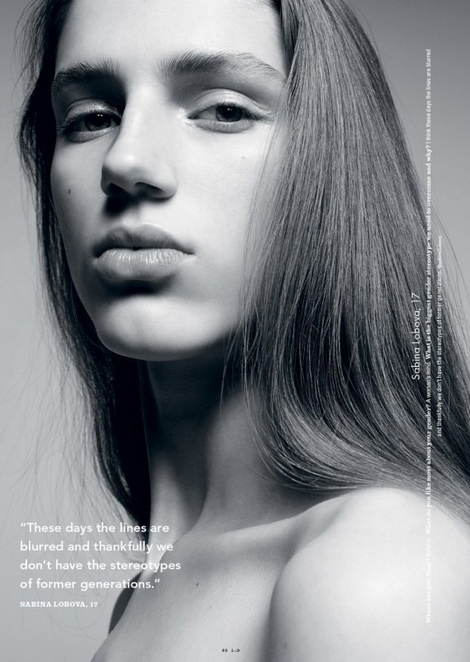 Sabina Lobova for i-D Magazine / October 2015