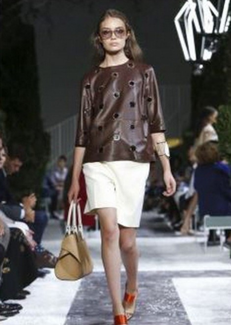 Sasha Kichigina @ Milan Fashion Week S/S 2015