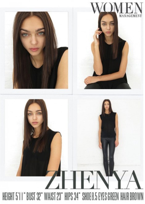Zhenya Katava new polaroids by Women Management NY