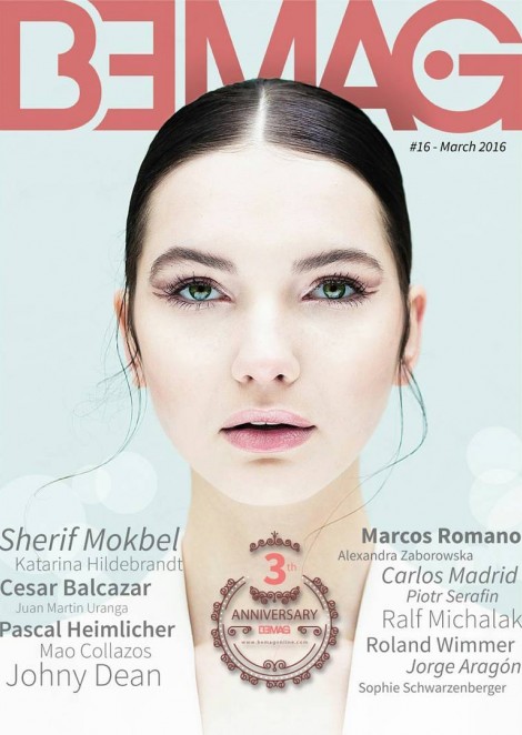 Nadya Kurgan on th cover of BEMAG / March 2016