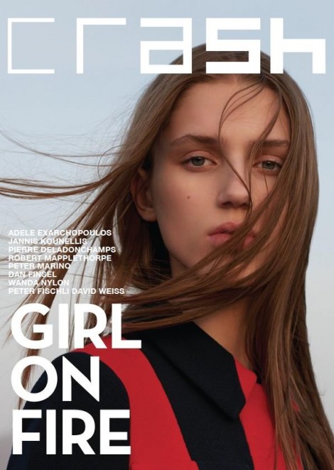 Sabina Lobobva on the cover of Crash Magazine in the shooting “Desert Storm” / Spring 2016