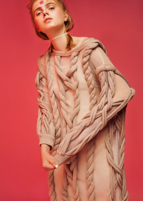 Nastya Kovalkova in the new shooting