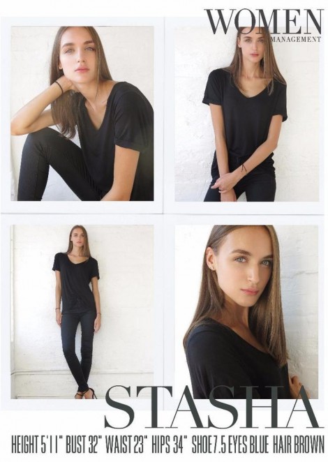 Stasha Yatchuk new polaroids by Women Management NY