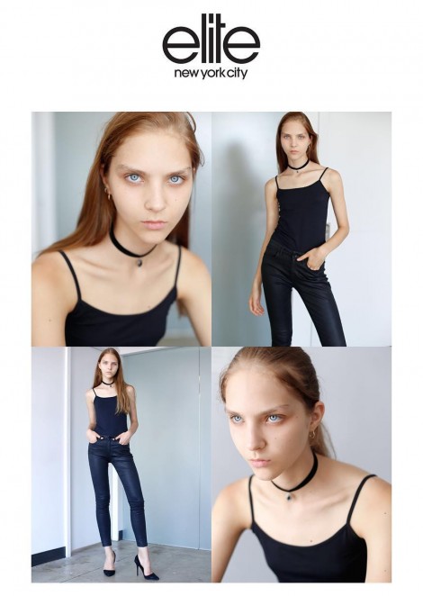 Masha Tsarykevich new polaroids by Elite NY