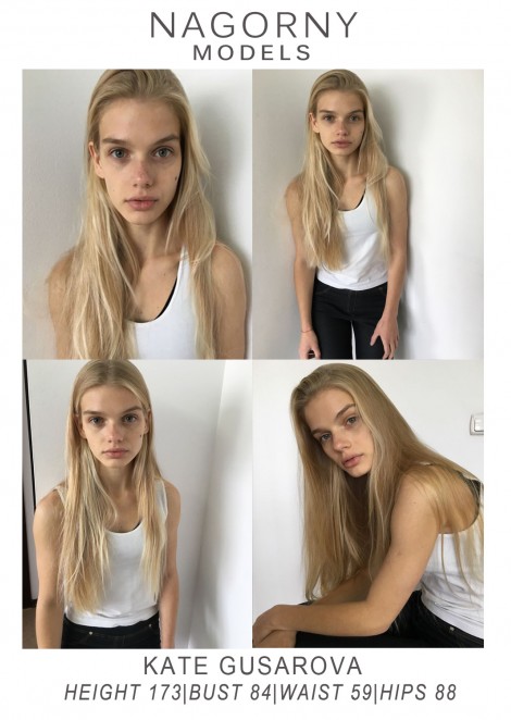 New polaroids of our Kate Gusarova