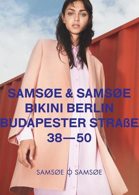 Zhenya Katava for Samsøe & Samsøe Spring - Summer 2017 Campaign