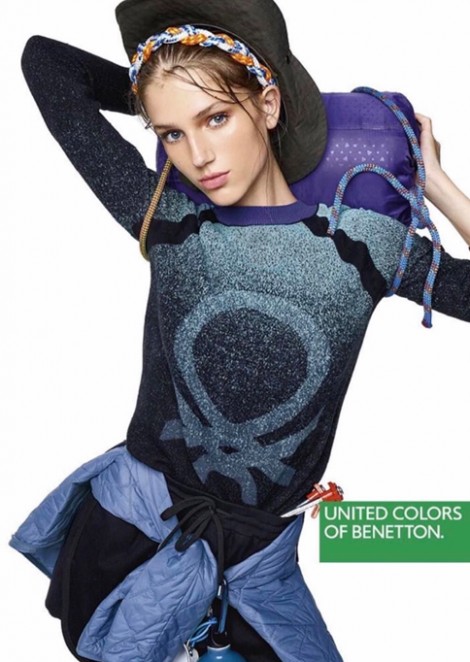 sabina lobova for United Colors of Benetton campaign