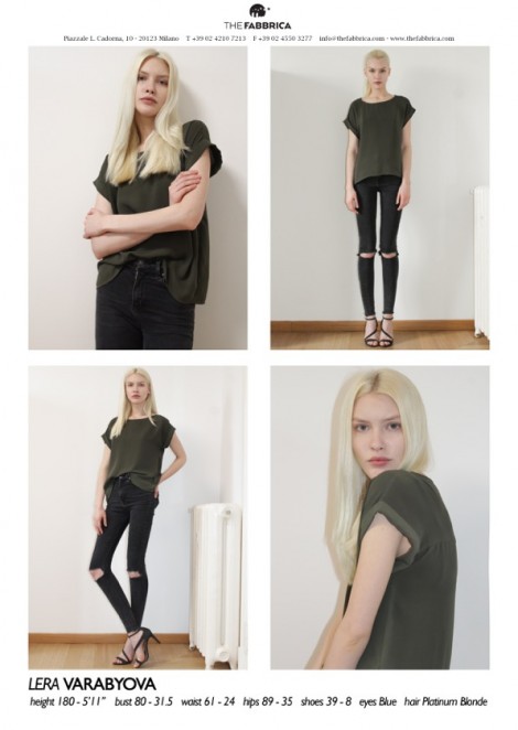 New digitals of Lera Varabyova @ TheFabbrica/Milan