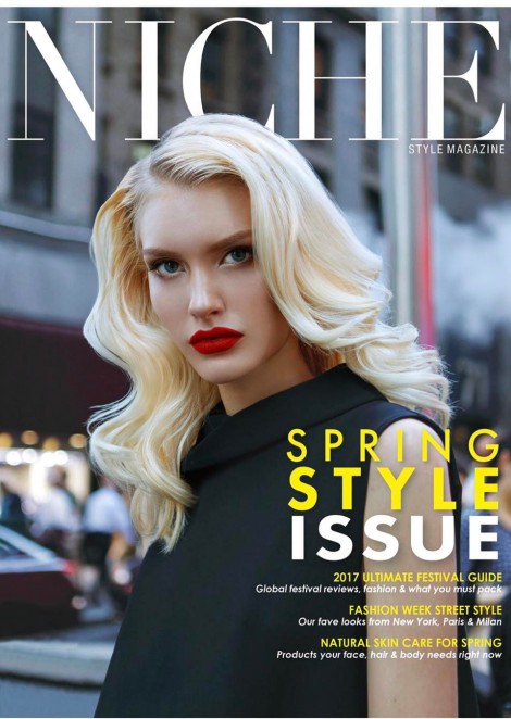 Lera Vorobyova on the cover of NICHE Magazine