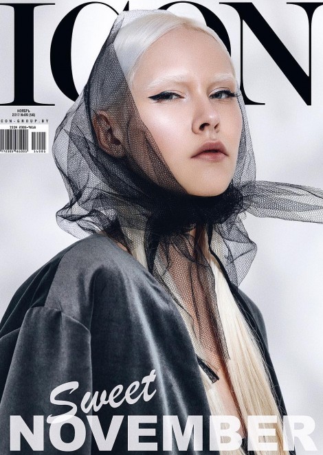 Masha Imbro on the cover of ICON Magazine