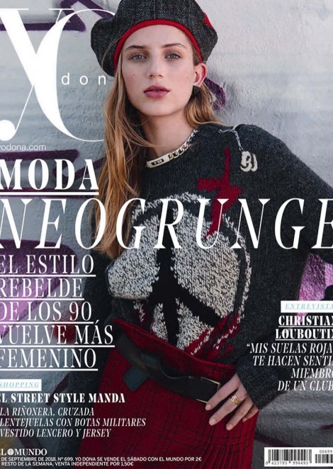 Sabina Lobova on the cover of yodona Magazine