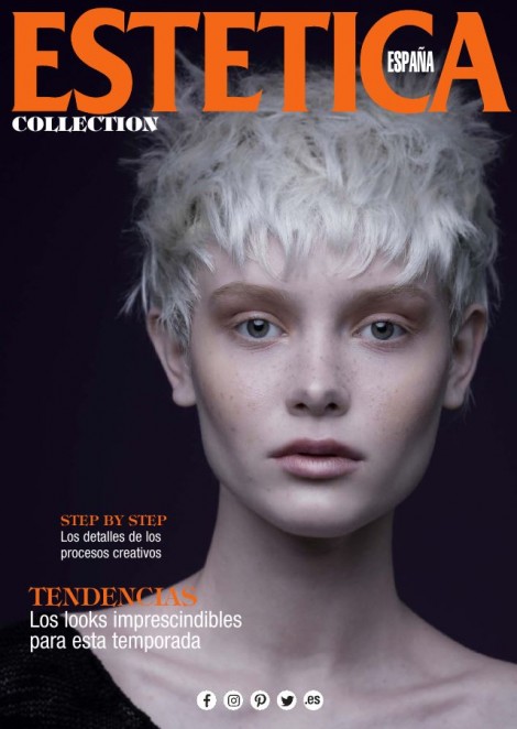 Dasha Moroz on the cover of ESTETICA Magazine Spain