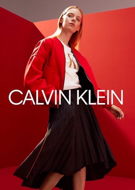 Kate Avseikova for Calvin Klein
