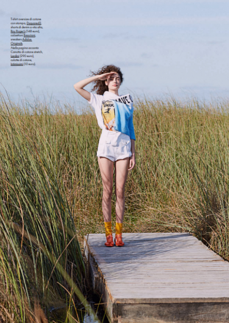 Sasha Kichigina for ELLE ITALIA / Everglades story with Michael Sanders