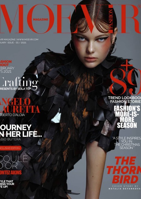 Nastya Nazarova on the cover of MOEVIR Mag. Feb 21 | News | Agency ...