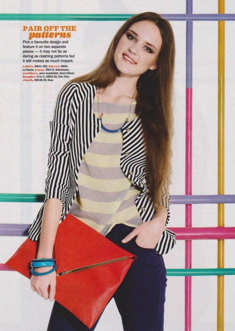 Карина Дупанова для журнала Seventeen март 2013, Малайзия