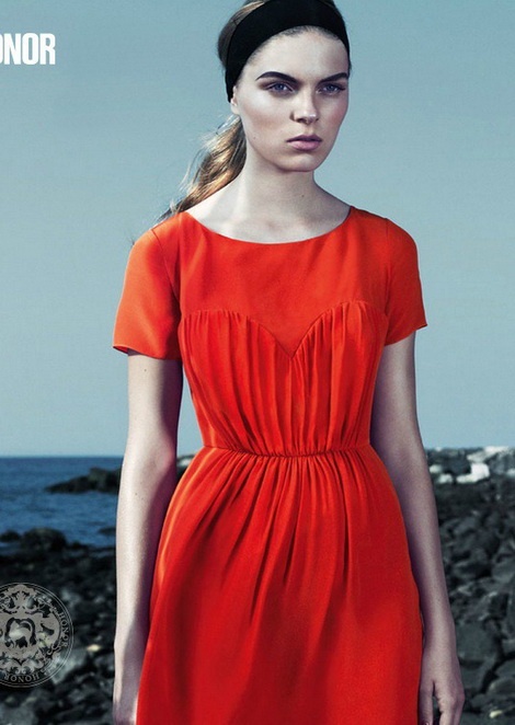 Катя Косушкина в рекламной кампании Honor весна-лето 2012