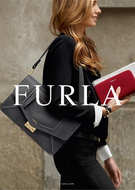 Катя Доманькова в рекламной кампании Furla