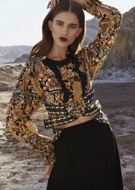 Сабина Лобова для Vogue Mexico / January 2016