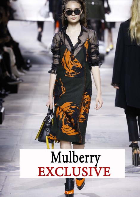 Cаша Кичигина @ Mulberry EXCLUSIVE / Fall Winter 2016 London