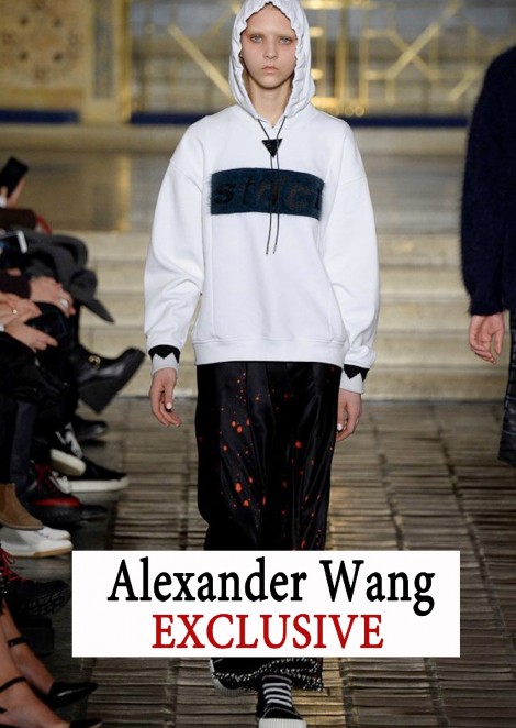 ПОЗДРАВЛЯЕМ!!! Маша Царикевич на показе Alexander Wang / Semi – EXCLUSIVE!!!!! Fall Winter 2016 NY