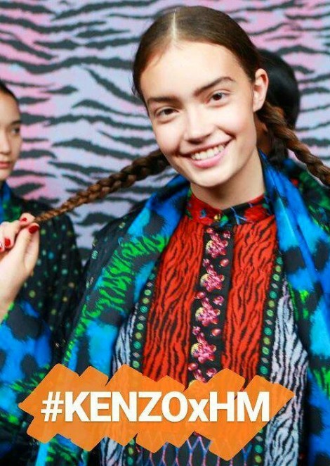 Саша Кичигина для #KENZOxHM