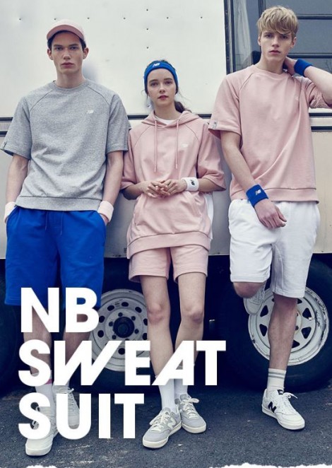 Майя Илькевич для коллекции New Balance Sweat Suit