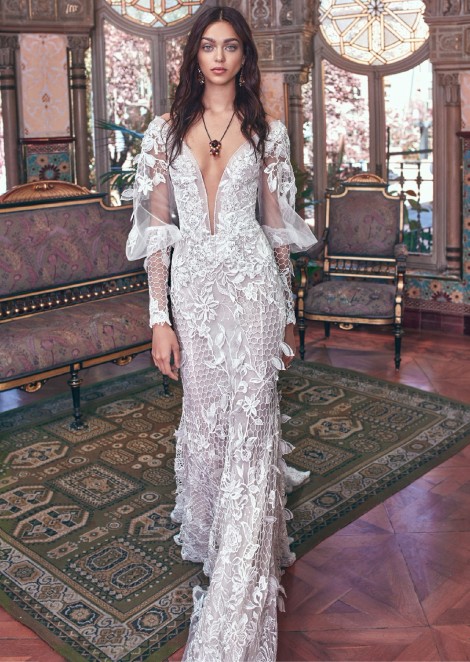 Женя Катова в рекламной кампании свадебных платьев Galia Lahav