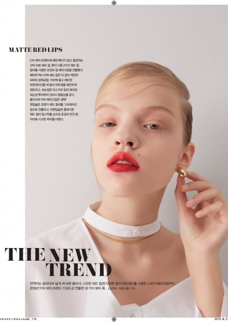 Саша Батура на страницах Womandonga Magazine "The New Trend"